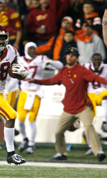 Ware runs for 205 yards, 3 TDs as USC beats Oregon St. 38-21